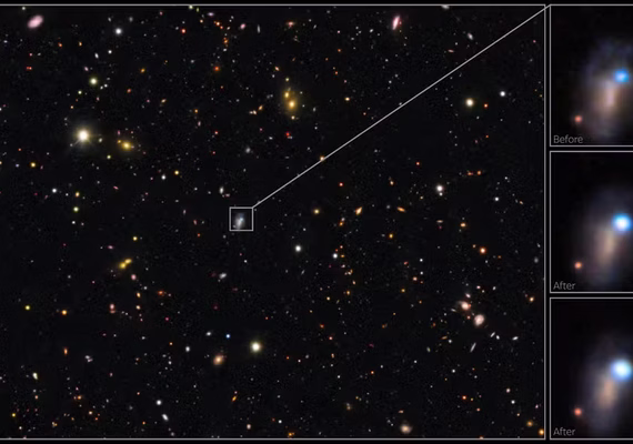Astrônomos observam morte explosiva de estrela gigante pela 1ª vez