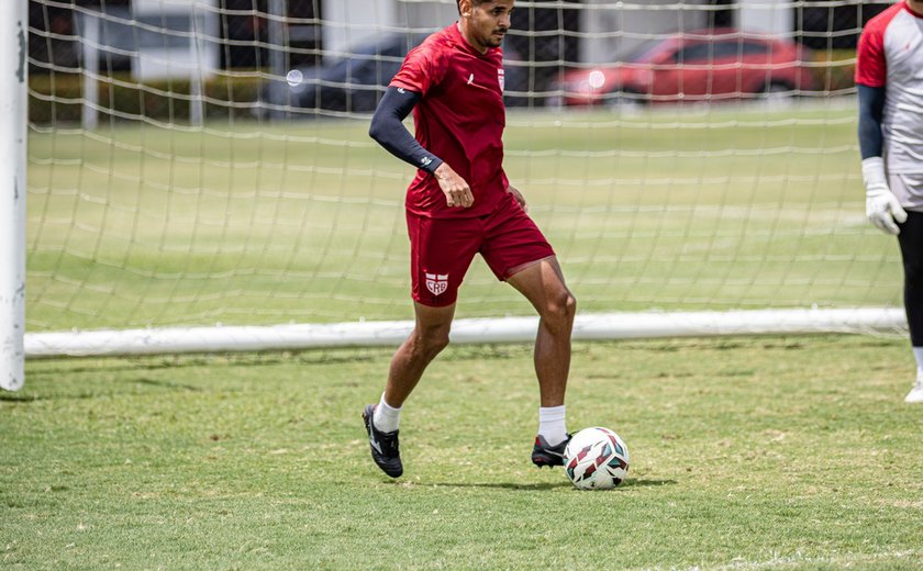 CRB finaliza preparação para enfrentar o Atlético-GO pela 32ª rodada da Série B