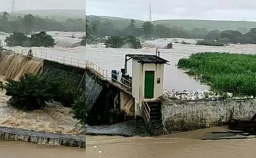 Nível de rios que cortam Alagoas podem subir ainda mais na tarde deste sábado (02) segundo a Semarh