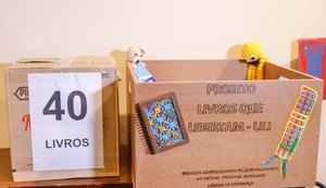 Campanha de doação de livros para reeducandos tem 86 pontos de arrecadação