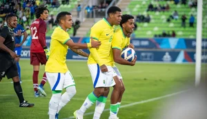 Com gol no fim, Brasil vence Estados Unidos em estreia do futebol masculino no Pan