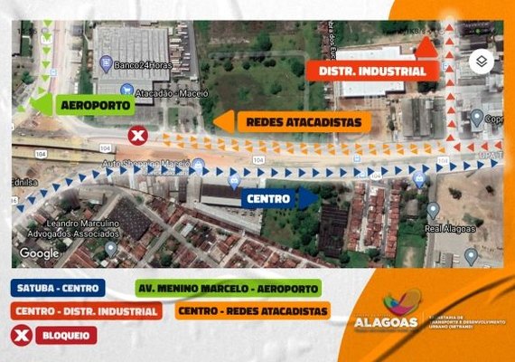 Trânsito nas imediações do Viaduto da PRF sofrerá alterações a partir desta quarta (6)