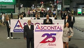 Ascontal leva comitiva de contadores para o desfile dos 100 anos de Arapiraca