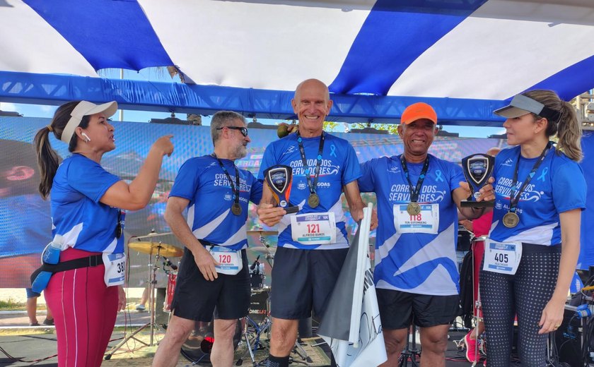 Corrida dos Servidores: aposentado do Ipaseal vence o percurso de 10 Km