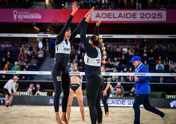 Três duplas brasileiras vão às quartas do Mundial de vôlei de praia