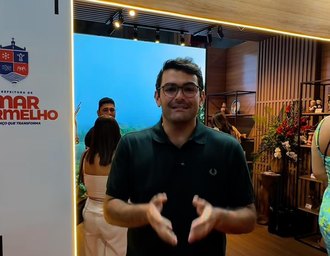 Depois de expor as belezas de Mar Vermelho na Feira dos Municípios, prefeito faz convite para conhecer a “Suíça Alagoana”