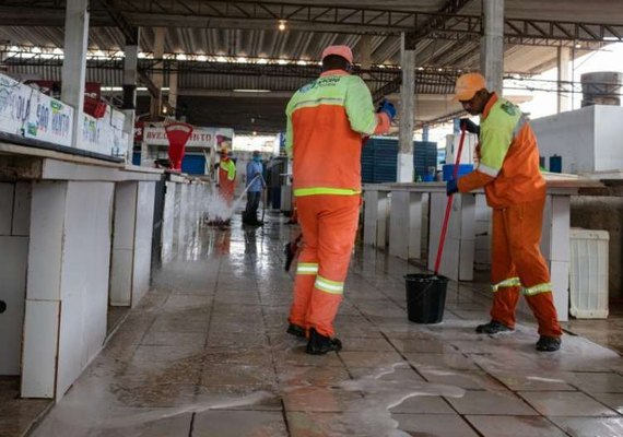Mercado do Jacintinho fecha para serviços de limpeza e desinfecção nesta segunda (24)