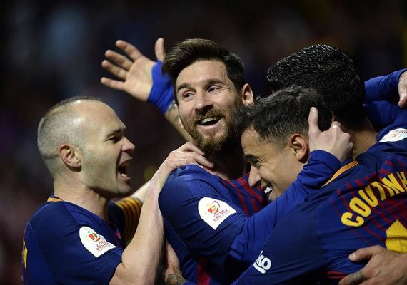 Barcelona goleia o Sevilla por 5x0 e conquista o tetracampeonato da Copa do Rei