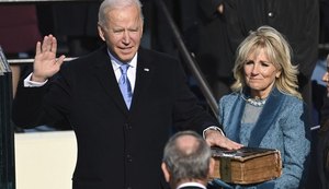 Joe Biden pede união em seu primeiro discurso como presidente