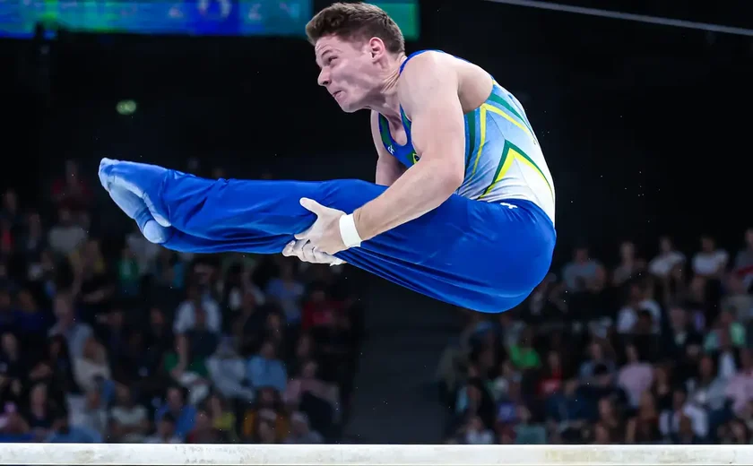 Diogo Soares avança à final da ginástica artística masculina em Paris