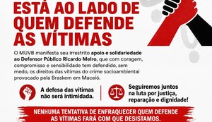 MUVB divulga nota em apoio a Defensor Público Ricardo Melro