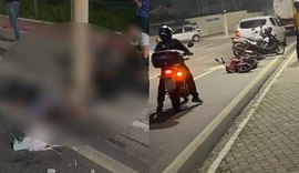 Homem morre e mulher fica ferida em colisão entre carro e moto