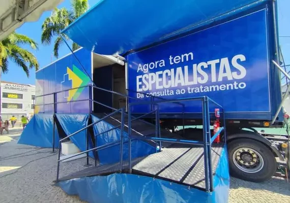 Ministério da Saúde leva para Santana do Ipanema e Palmeira dos Índios, em Alagoas, carretas de saúde do programa Agora Tem Especialistas