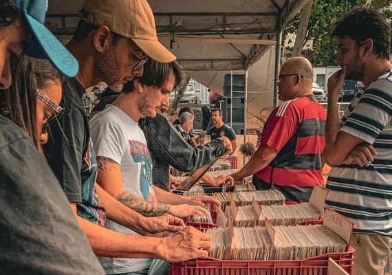 Som na Vila realiza ‘confra’ de apreciadores de vinil em Arapiraca
