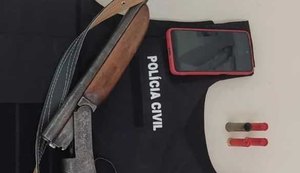 Homem ameaça de morte ex-companheira e é preso no interior de Alagoas