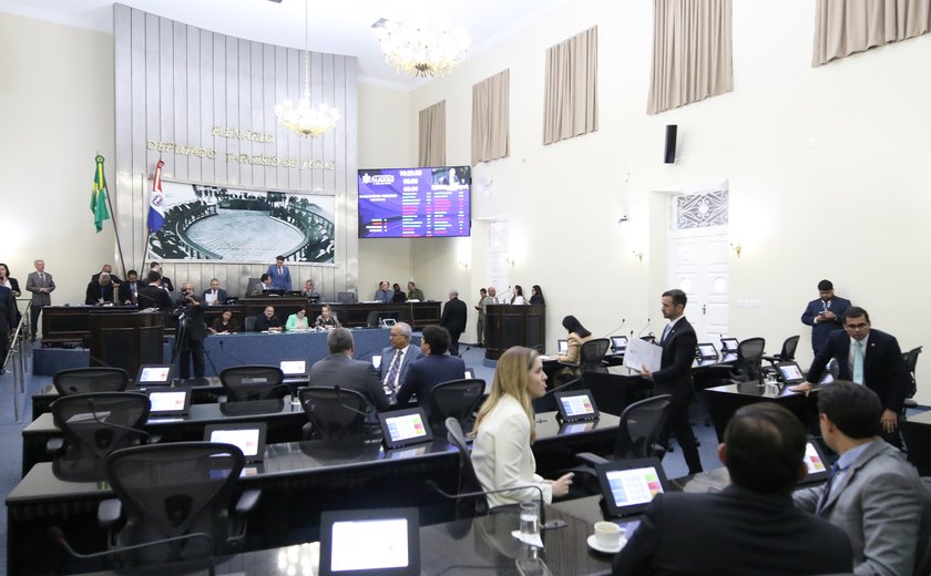 Plenário da Assembleia Legislativa analisa cinco vetos parciais e um veto total