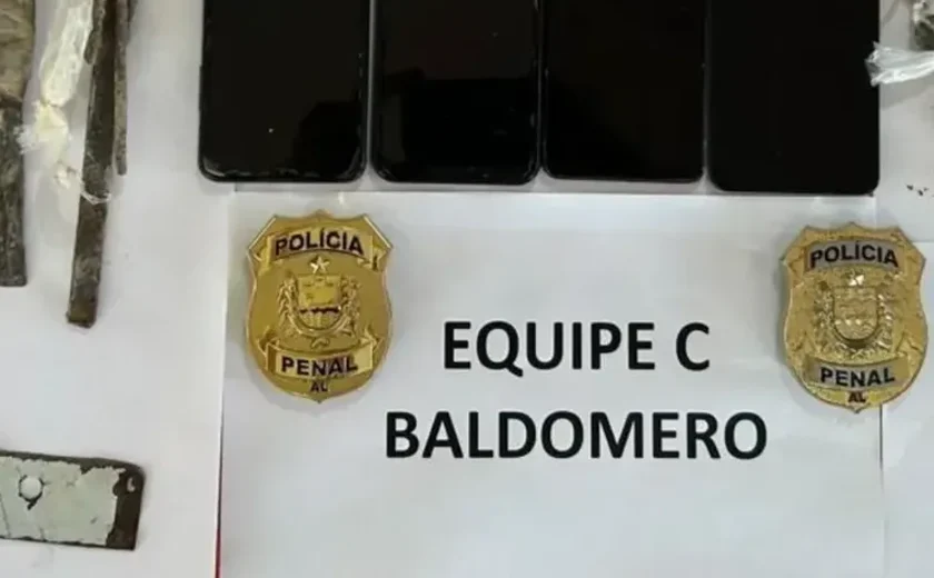 Policiais penais apreendem celulares e drogas no Presídio Baldomero Cavalcanti