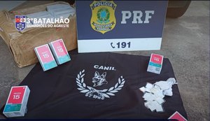 Polícia apreende 58 telefones celulares sem nota fiscal em Arapiraca