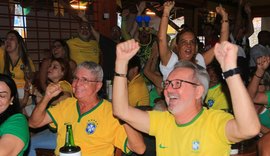 Festa: de 4 a 1, Brasil vence a Coreia do Sul e anima torcedores alagoanos