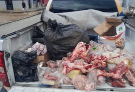 Vigilância Sanitária apreende 350 kg de produtos estragados na parte alta de Maceió