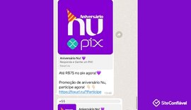 Promessa de pix da Nu Bank que circula no Whatsapp é golpe