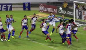 CSA perde para o Bahia no Rei Pelé e está praticamente rebaixado à Série B de 2020