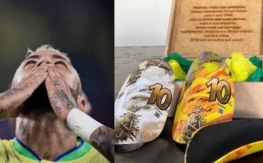 Neymar deve estrear na Copa do Mundo com caneleiras exclusivas de mais de R$ 7 mil