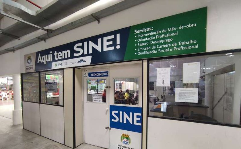 Sine Maceió disponibiliza mais de 200 vagas de emprego nesta segunda-feira (29)