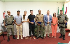 Tenente Andrade da Radio Patrulha, homenageado