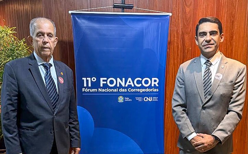 Corregedor-geral Celyrio Adamastor participa do 11º Fonacor em Brasília