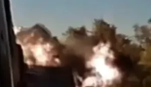Quatro pessoas morrem em colisão entre carretas seguida de explosão no Sul do Brasil