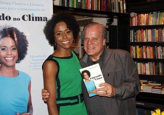 Maju Coutinho lança livro sobre meteorologia no Rio de Janeiro