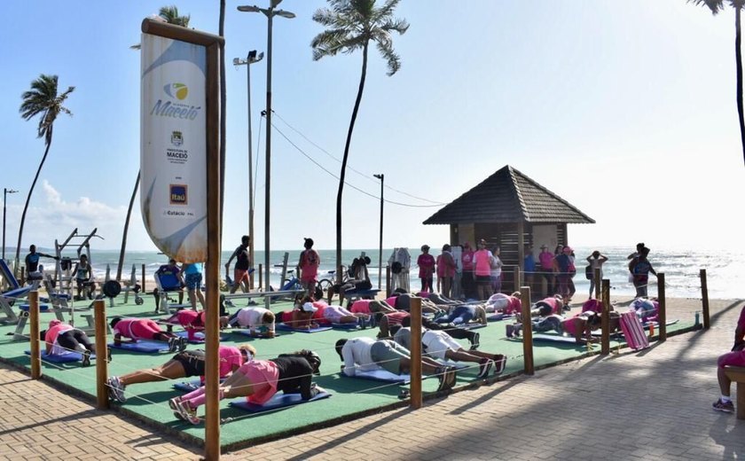 Maceió Rosa: ações movimentam academias na Jatiúca e no Feitosa