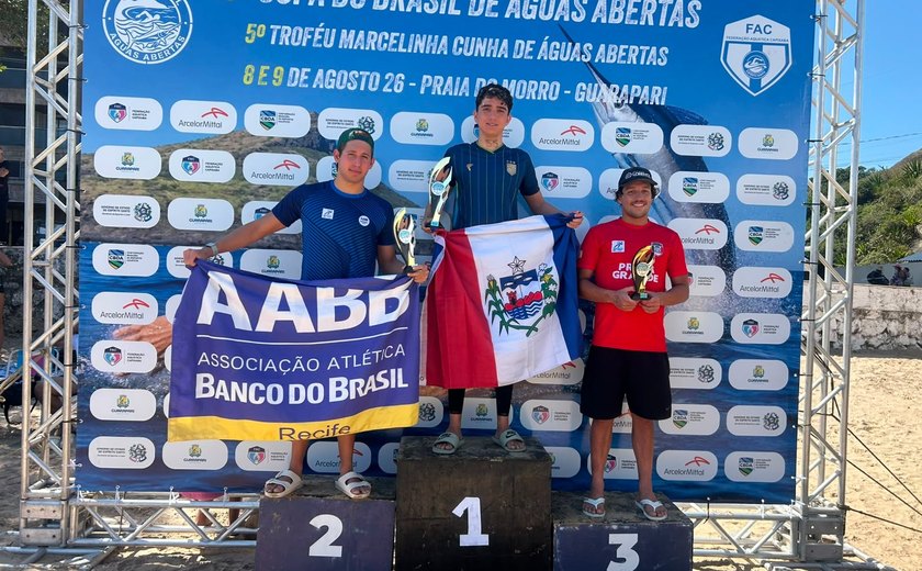 Felipe Knowles leva Alagoas ao topo do pódio nacional em etapa da Copa Brasil