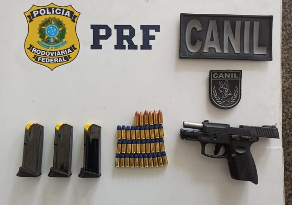 Guarnições da PM apreendem armas, drogas e recuperam veículo roubado