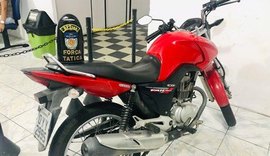 Moto roubada é recuperada após denúncia anônima