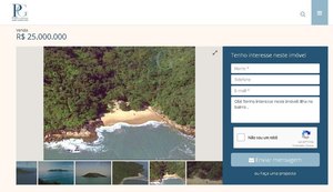 Ilha está à venda por R$ 25 milhões em Caraguatatuba, SP