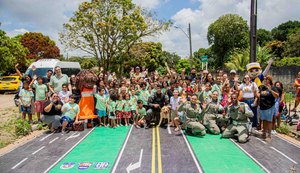 Batalhão Rodoviário promove manhã de diversão para crianças de comunidades de Maceió