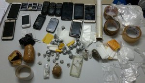 Ação policial apreende droga e celulares no entorno do Presídio do Agreste