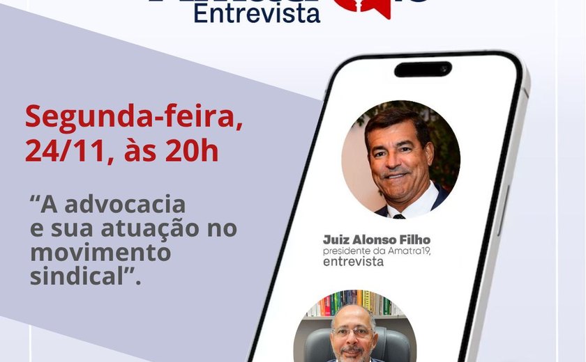 Amatra19 Entrevista recebe advogado Kleber Santos