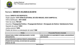 João Sampaio: Justiça determina exclusão de postagem com fake news