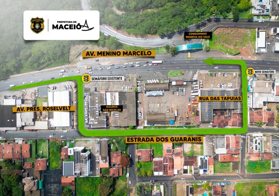 Novo contorno de quadra deve melhorar o tráfego na região do Residencial San Nicolas