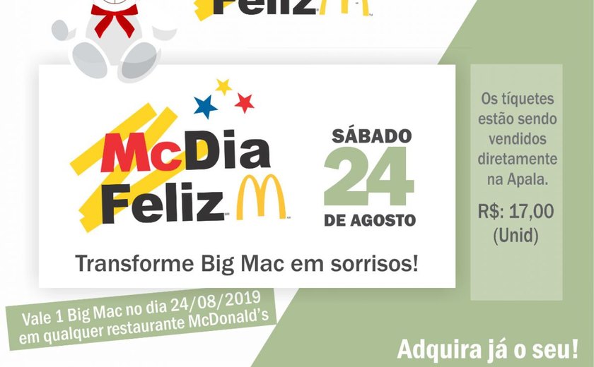 Apala participa do McDia Feliz 2019