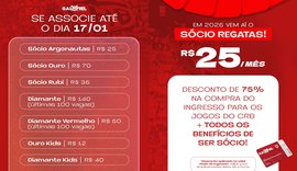 CRB informa reformulação em seu programa de sócio-torcedor e últimas condições especiais