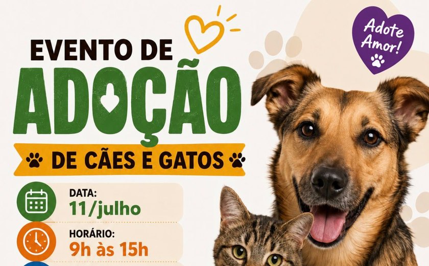 Evento em Maceió busca dar um novo lar a cães e gatos resgatados