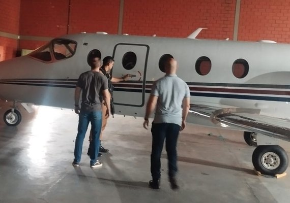 Gaesf de Alagoas cumpre mandados em Santa Catarina e Paraná e apreende aeronave avaliada em R$ 11 milhões