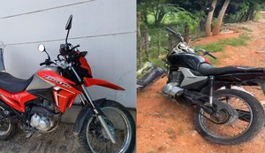 Mata Grande: PC recupera motos roubadas em Alagoas e Sergipe