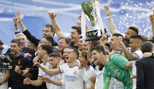Real Madrid conquista 35º título do Espanhol a quatro rodadas do fim
