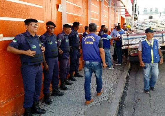 Secretaria dá continuidade a ações de ordenamento no Centro de Maceió