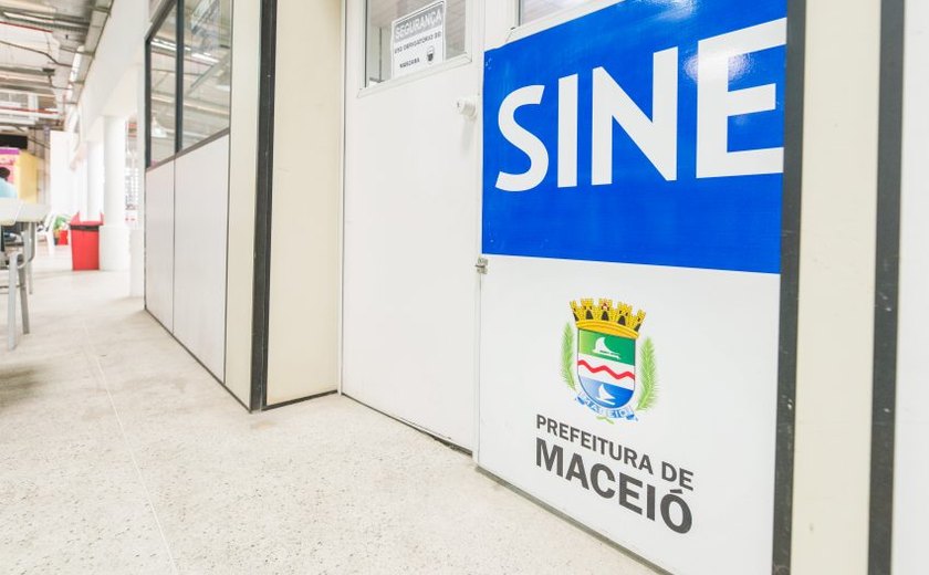 Mais de 290 oportunidades de emprego e estágio são ofertadas no Sine Maceió nesta segunda (27)